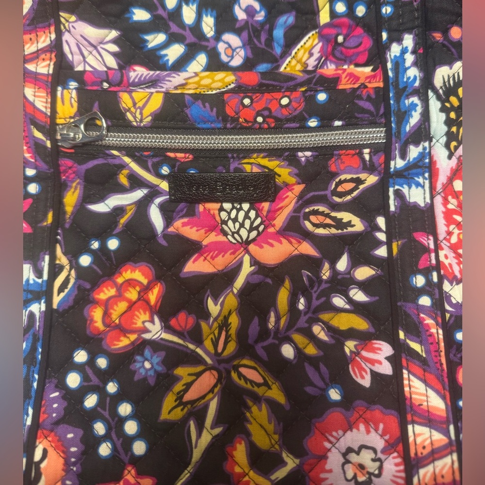 Vera Bradley Foxwood Floral Print Tote Bag - Picture 4 of 8